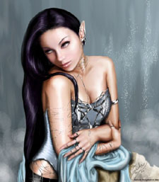 very sexy night elf